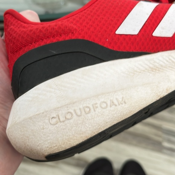 ☁️ADIDAS CLOUD FOAM ATHLETIC SHOES SIZE 11 RED GREAT CONDITION! - Picture 9 of 9